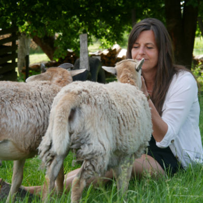 Tiergestützte Intervention auf dem Bauernhof von Andrea Göhring in Rulfingen